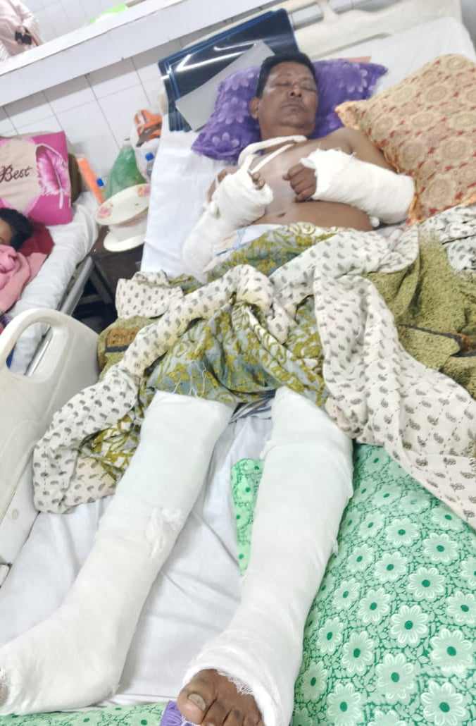 কালীগঞ্জে বিএনপির নেতার উপর সন্ত্রাসী হামলায়