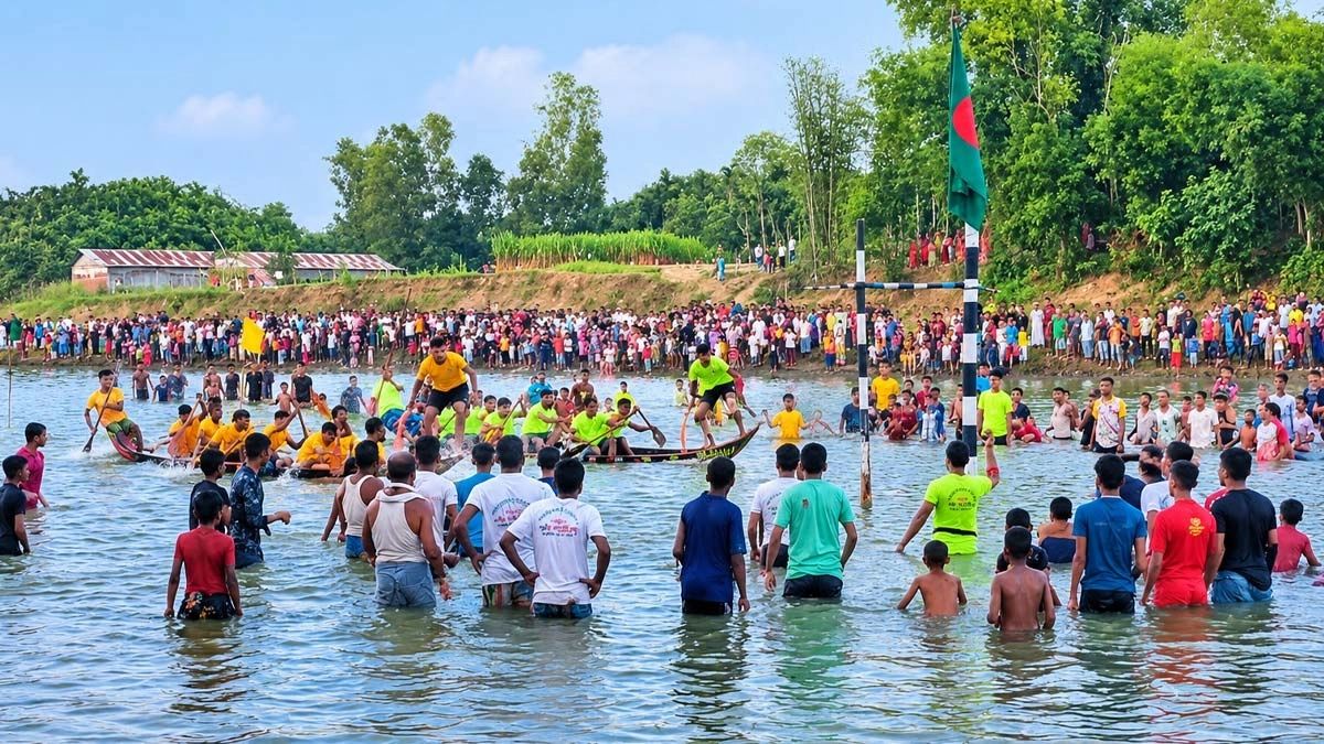রামুর বাকঁখালী নদীতে নৌকাবাইচ প্রতিযোগিতা শুক্রবার