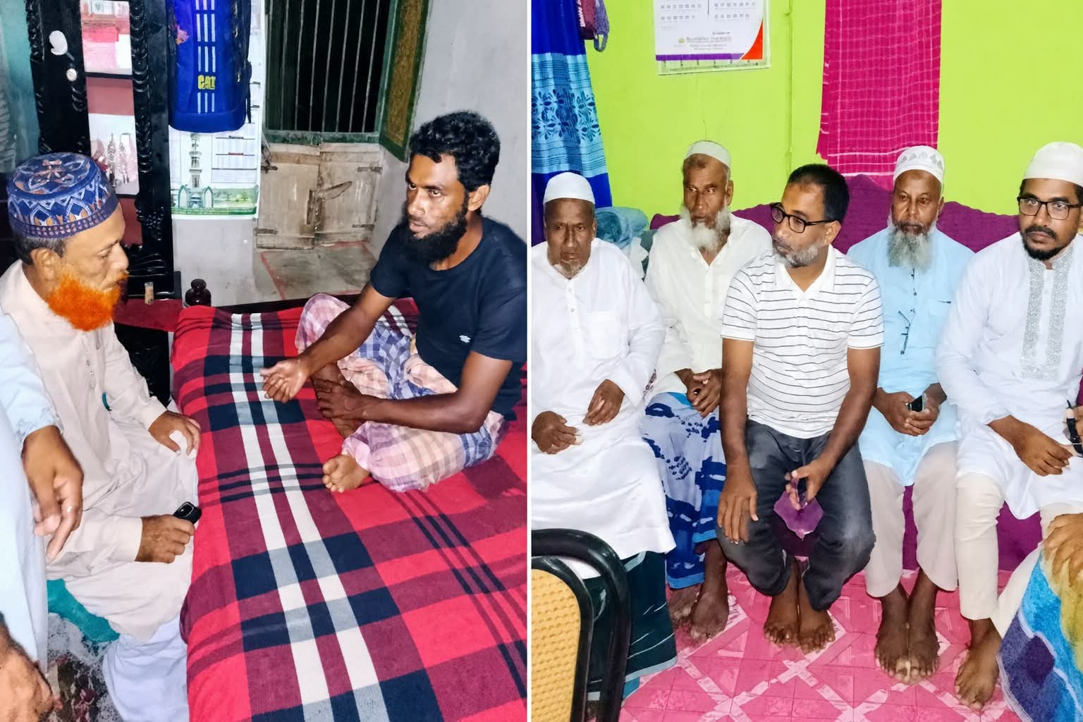 বিদ্যুৎস্পৃষ্টে অসুস্থ দেওগাছার ইমরান, দেখতে গেলেন জামায়াতের চেয়ারম্যান প্রার্থী আবু মুসা ফেরদৌস